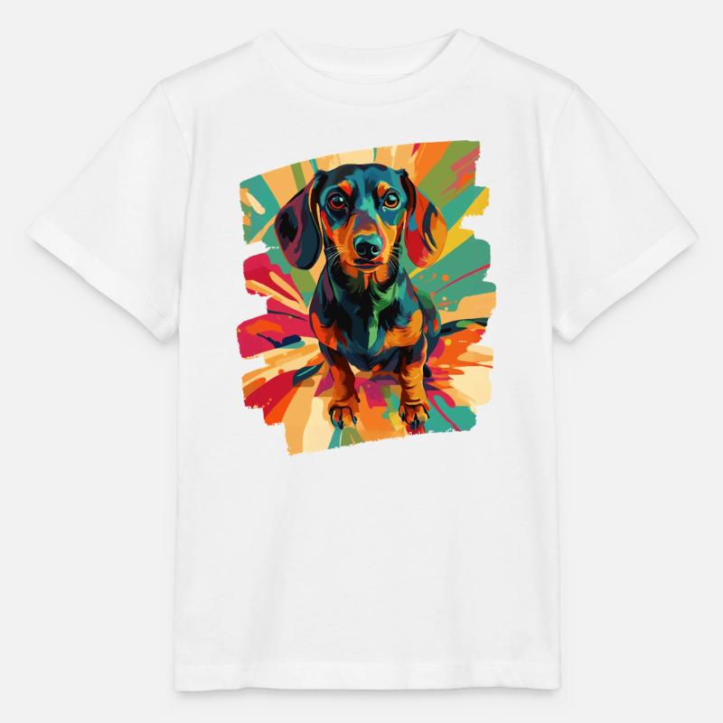 Teckel - T-shirt bio MINI CREATOR Stanley/Stella Enfant - blanc