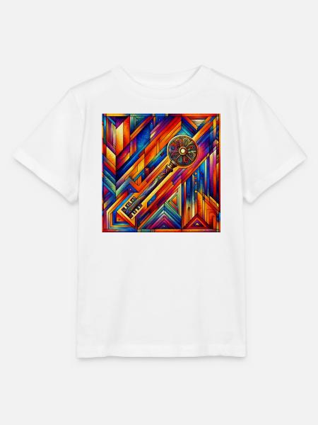 Schlüssel zur Seele - Stanley/Stella Kinder T-Shirt MINI CREATOR  - Weiß