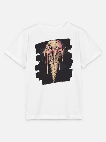 Eiscreme Eis - Stanley/Stella Kinder T-Shirt MINI CREATOR - Weiß