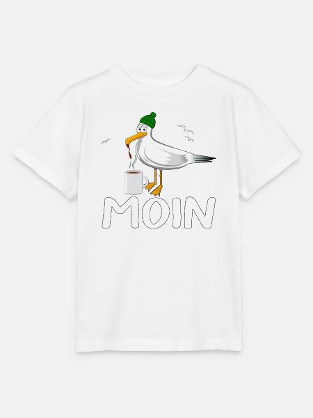 Möve MOIN - Stanley/Stella Kinder T-Shirt MINI CREATOR - Weiß