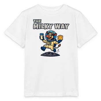 La Voie lactée - Ko Astronaut - T-shirt bio MINI CREATOR Stanley/Stella Enfant - blanc - Devant - Maike (125cm)