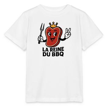 La Reine du BBQ - T-shirt bio MINI CREATOR Stanley/Stella Enfant - blanc - Devant - Maike (125cm)