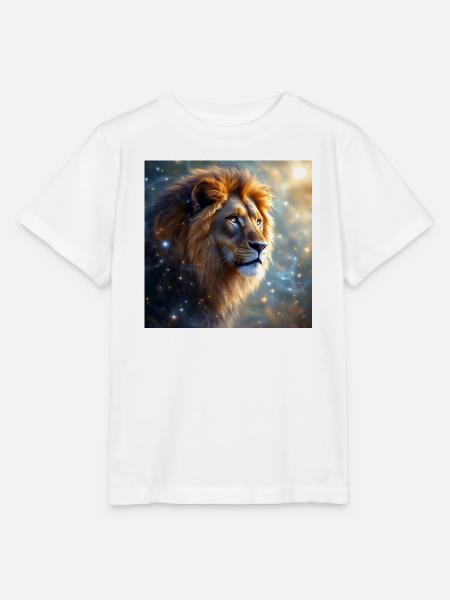 Krafttier Löwe - Stanley/Stella Kinder T-Shirt MINI CREATOR - Weiß