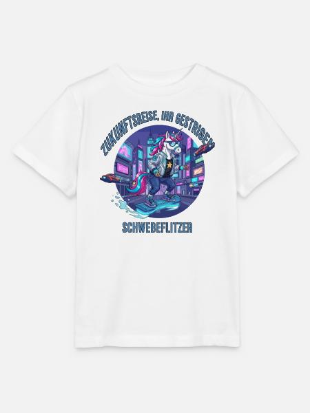 Zukunftseinhorn - Stanley/Stella Kinder T-Shirt MINI CREATOR - Weiß