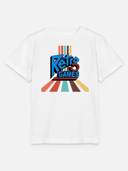 Retro-Spiele - Stanley/Stella Kinder T-Shirt MINI CREATOR - Weiß