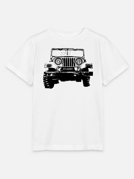 Jeep - Stanley/Stella Kinder T-Shirt MINI CREATOR  - Weiß