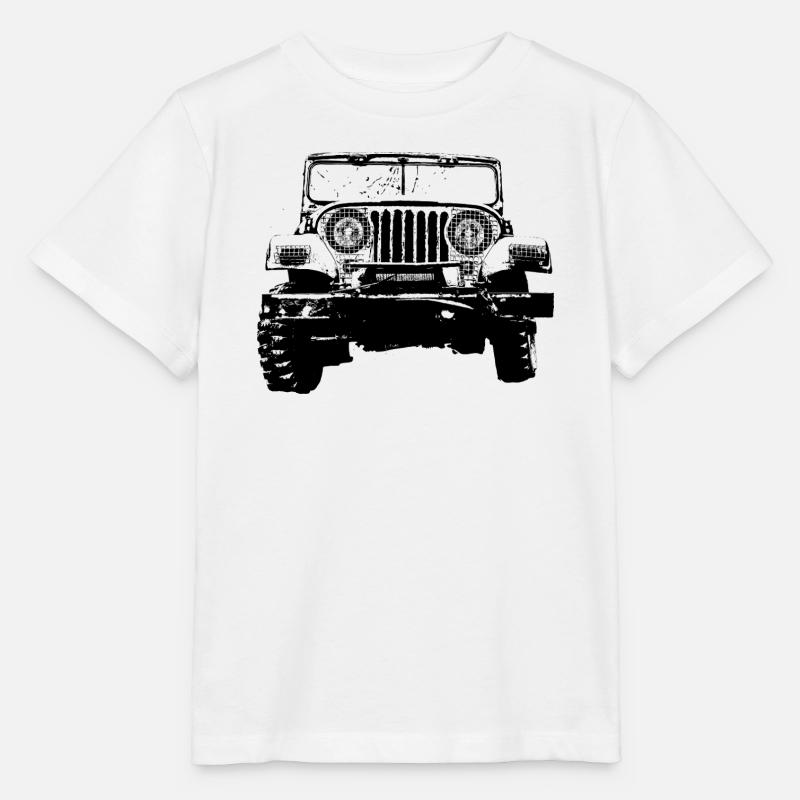 Jeep - Stanley/Stella Kinder T-Shirt MINI CREATOR  - Weiß