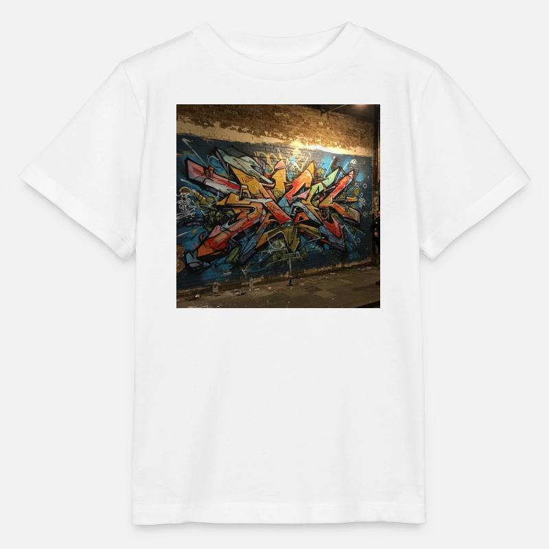 Explosion d’énergie dans des couleurs vives - T-shirt bio MINI CREATOR Stanley/Stella Enfant - blanc