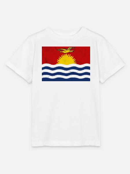 Flagge von Kiribati - Stanley/Stella Kinder T-Shirt MINI CREATOR - Weiß
