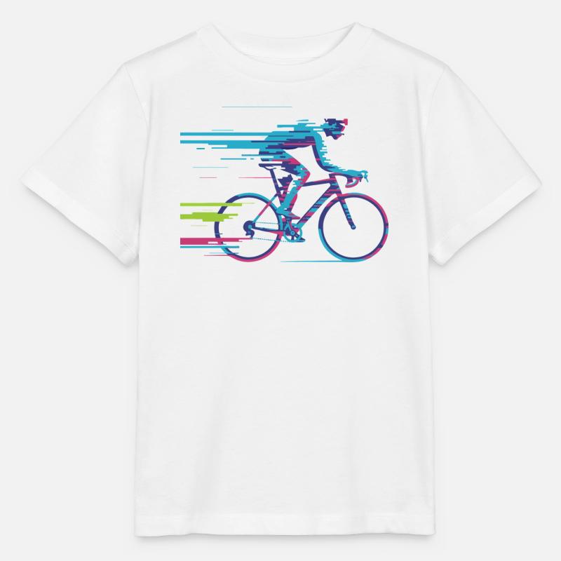 Evolve Your Ride – Glitch Cycling Concept - Stanley/Stella Kinder T-Shirt MINI CREATOR  - Weiß