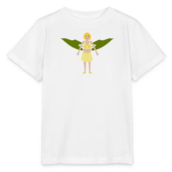 Summer Sunflower Fairy Fantasy Art - Stanley/Stella MINI CREATOR Kids’ T-Shirt - white - Front - Maike (125cm)