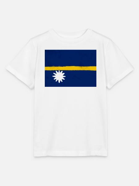 Flagge von Nauru - Stanley/Stella Kinder T-Shirt MINI CREATOR  - Weiß