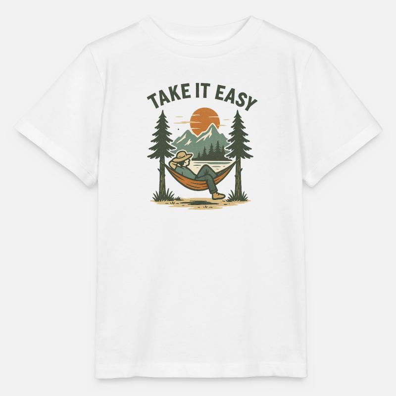 Take It Easy - Stanley/Stella Kinder T-Shirt MINI CREATOR  - Weiß