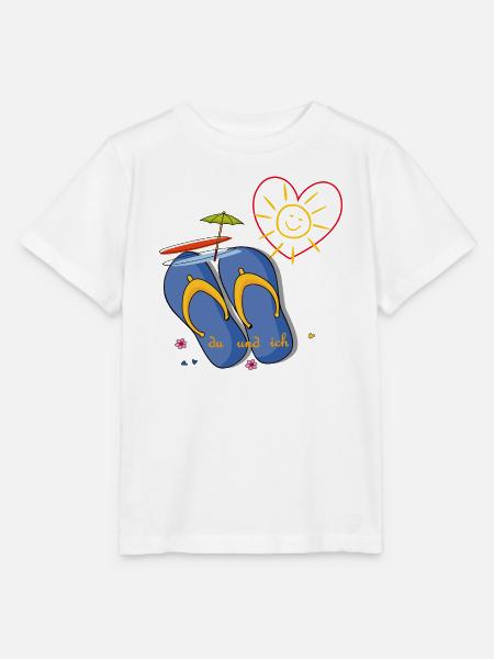 Urlaub am Meer - Stanley/Stella Kinder T-Shirt MINI CREATOR - Weiß