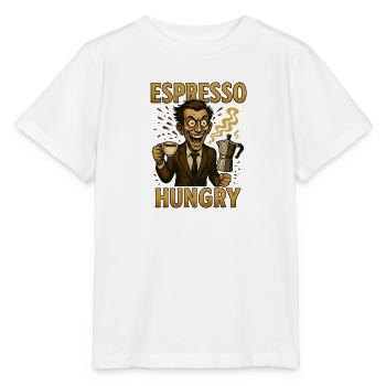 Espresso Hunger - Stanley/Stella MINI CREATOR Kids’ T-Shirt - white - Front - Maike (125cm)