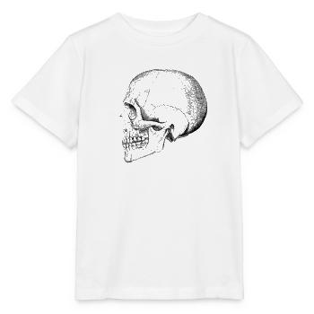 Schädel - Stanley/Stella Kinder T-Shirt MINI CREATOR  - Weiß - Vorne - Maike (125cm)