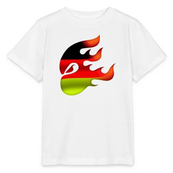 Flag of Germany - Germany - Ninja - Stanley/Stella MINI CREATOR Kids’ T-Shirt - white - Front - Maike (125cm)