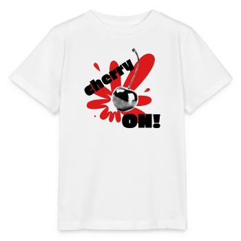 Cherry on! - Stanley/Stella MINI CREATOR Kids’ T-Shirt - white - Front - Maike (125cm)