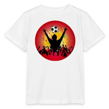 Football fan power – une atmosphère pure dans le stade - T-shirt bio MINI CREATOR Stanley/Stella Enfant - blanc - Devant - Maike (125cm)