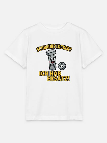 Schraube locker? Ich hab Ersatz. - Stanley/Stella Kinder T-Shirt MINI CREATOR  - Weiß