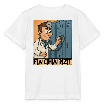 Facharzt by Rico Beck - Stanley/Stella Kinder T-Shirt MINI CREATOR  - Weiß - Vorne - Maike (125cm)