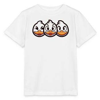 Chick Express Cartoon Design - Stanley/Stella MINI CREATOR Kids’ T-Shirt - white - Front - Maike (125cm)