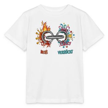 Heiß & Verrückt - Stanley/Stella Kinder T-Shirt MINI CREATOR  - Weiß - Vorne - Maike (125cm)