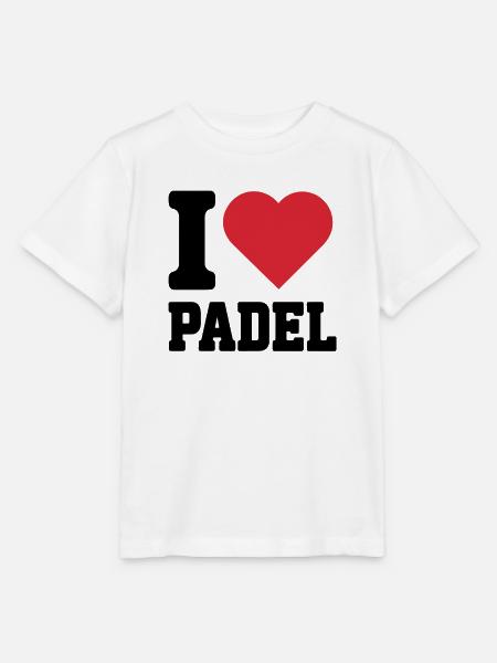 Ich liebe Padel - Stanley/Stella Kinder T-Shirt MINI CREATOR  - Weiß