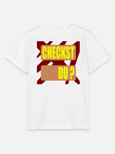 CHECKST DU WORTSCHATZ - Stanley/Stella Kinder T-Shirt MINI CREATOR - Weiß