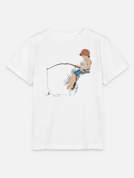 Angler - Stanley/Stella Kinder T-Shirt MINI CREATOR - Weiß