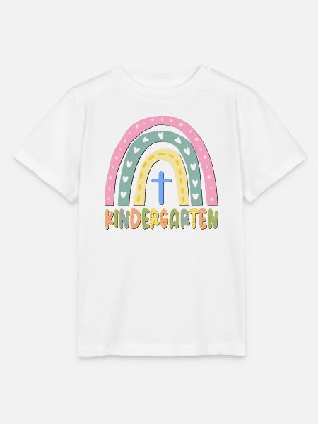 KINDERGARTEN KIND CHRISTLICHER GLAUBE - Stanley/Stella Kinder T-Shirt MINI CREATOR  - Weiß