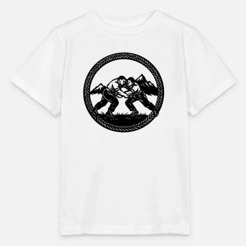Schwinger_1_black - Stanley/Stella Kinder T-Shirt MINI CREATOR  - Weiß