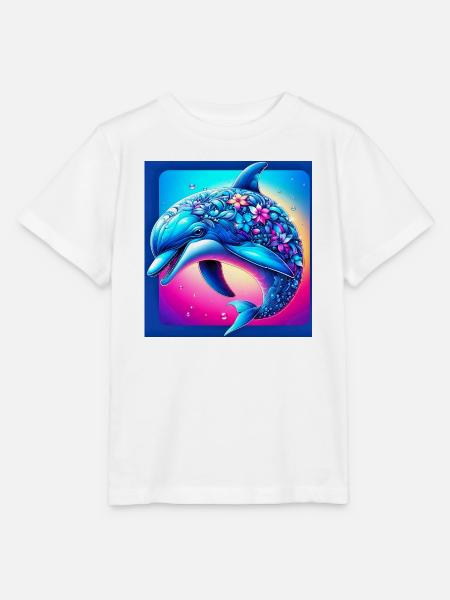 Delfin - Stanley/Stella Kinder T-Shirt MINI CREATOR - Weiß