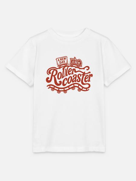 Achterbahn - Stanley/Stella Kinder T-Shirt MINI CREATOR  - Weiß