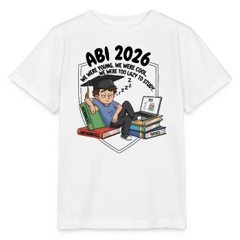 ABI 2026 - Stanley/Stella Kinder T-Shirt MINI CREATOR  - Weiß - Vorne - Maike (125cm)