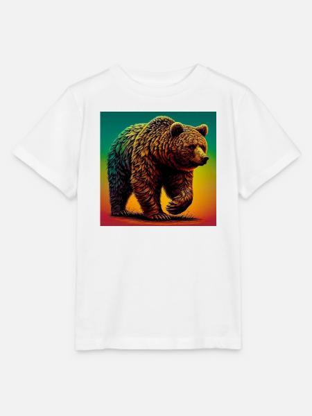 Bär - Stanley/Stella Kinder T-Shirt MINI CREATOR - Weiß
