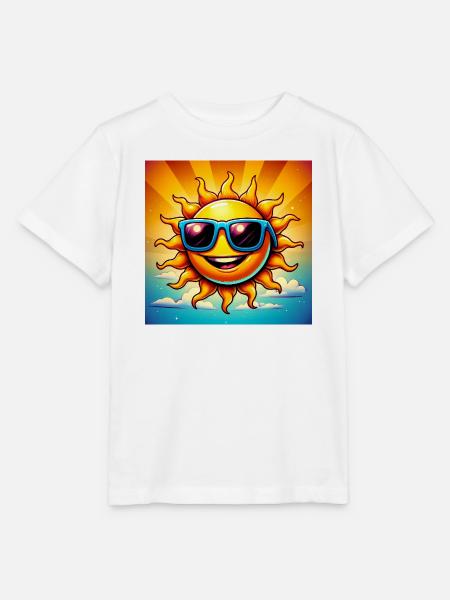 Sonne - Stanley/Stella Kinder T-Shirt MINI CREATOR - Weiß