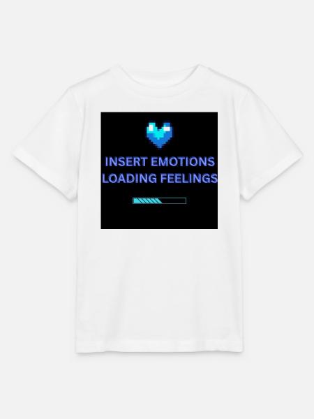 INSERT EMOTIONS LOADING FEELINGS - Stanley/Stella Kinder T-Shirt MINI CREATOR - Weiß