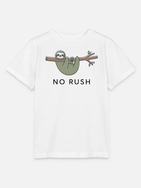 No rush - Stanley/Stella Kinder T-Shirt MINI CREATOR - Weiß