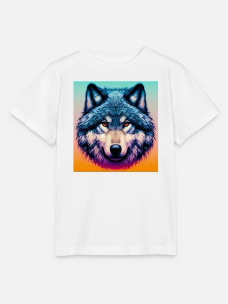 Wolf - Stanley/Stella Kinder T-Shirt MINI CREATOR  - Weiß