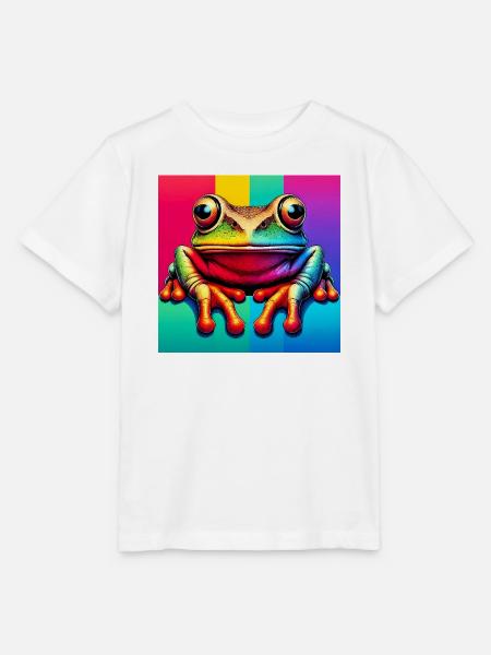 Frosch - Stanley/Stella Kinder T-Shirt MINI CREATOR  - Weiß