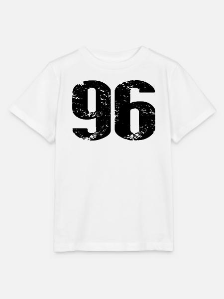 96 Zahl Trikot - Stanley/Stella Kinder T-Shirt MINI CREATOR  - Weiß