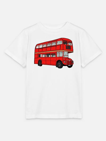 Londonbus - Stanley/Stella Kinder T-Shirt MINI CREATOR  - Weiß