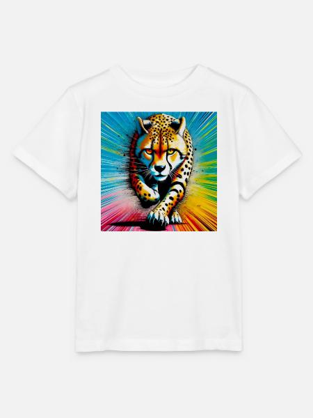 Gepard - Stanley/Stella Kinder T-Shirt MINI CREATOR - Weiß