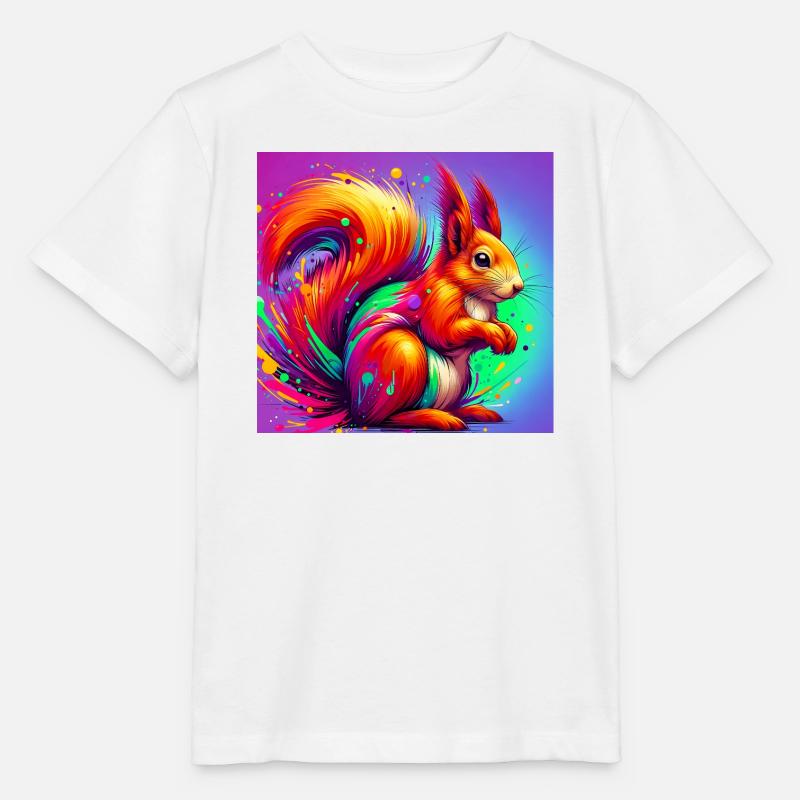 Eichhörnchen - Stanley/Stella Kinder T-Shirt MINI CREATOR  - Weiß