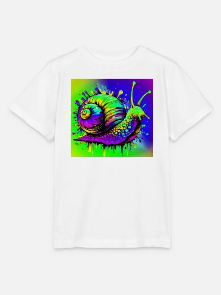 Schnecke - Stanley/Stella Kinder T-Shirt MINI CREATOR - Weiß