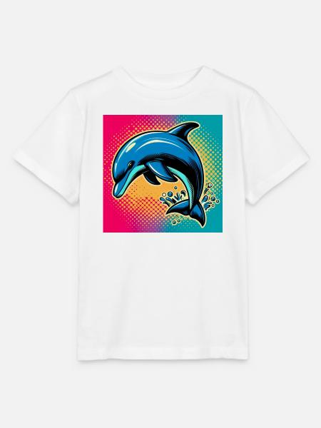 Delfin - Stanley/Stella Kinder T-Shirt MINI CREATOR - Weiß