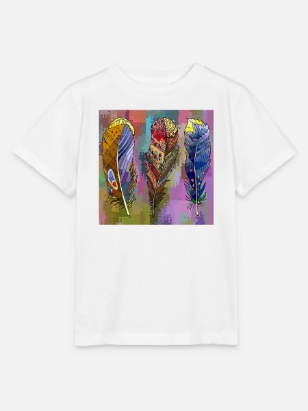 Feder - Stanley/Stella Kinder T-Shirt MINI CREATOR - Weiß