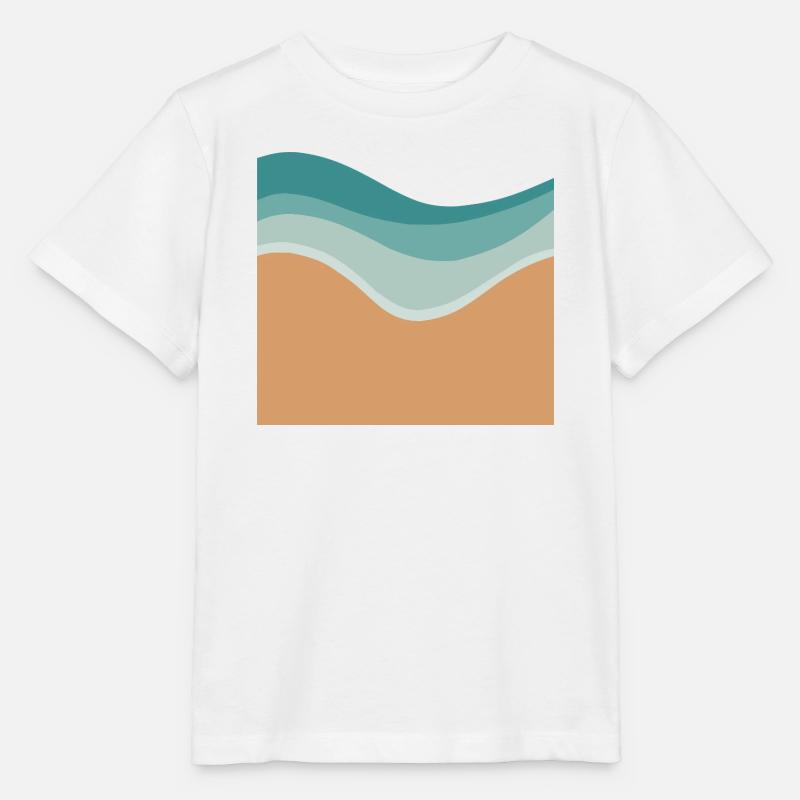 Plage minimale - T-shirt bio MINI CREATOR Stanley/Stella Enfant - blanc
