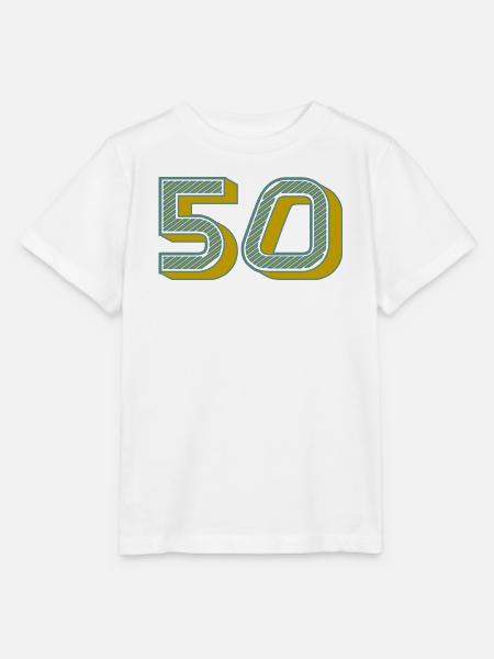 Nummer 50 des modernen Horoskops - Stanley/Stella Kinder T-Shirt MINI CREATOR  - Weiß
